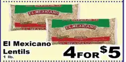 Superior Grocers El Mexicano Lentils offer