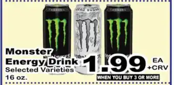 Superior Grocers Monster Energy Drink offer