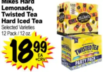 Superior Grocers Mikes Hard Lemonade, Twisted Tea Hard Iced Tea offer