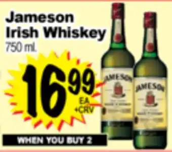 Superior Grocers Jameson Irish Whiskey offer