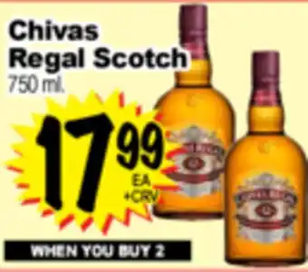 Superior Grocers Chivas Regal Scotch offer