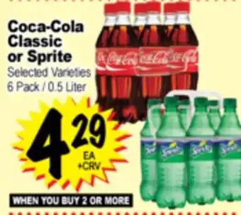 Superior Grocers Coca-Cola Classic or Sprite offer