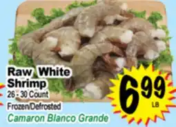 Superior Grocers Raw White Shrimp offer