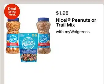 Walgreens Nice! Peanuts or Trail Mix offer