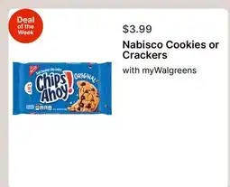 Walgreens Nabisco Cookies or Crackers offer