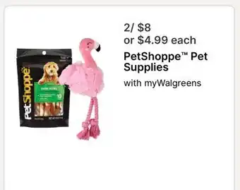 Walgreens PetShoppe Pet Supplies offer