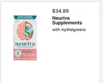 Walgreens Neuriva Supplements offer