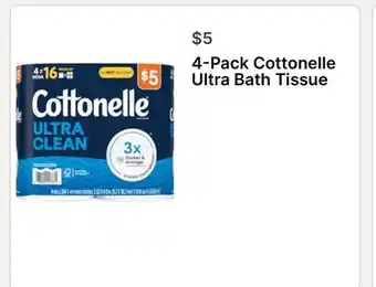 Walgreens 4-Pack Cottonelle Ultra Bath Tissue offer