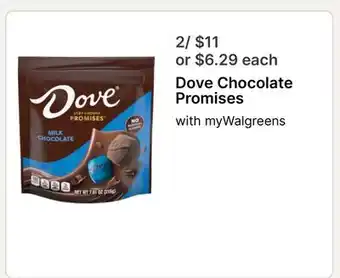 Walgreens Dove Chocolate Promises offer