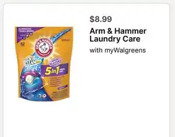 Walgreens Arm & Hammer Laundry Care offer