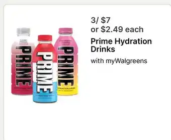 Walgreens Prime Hydration Drinks offer