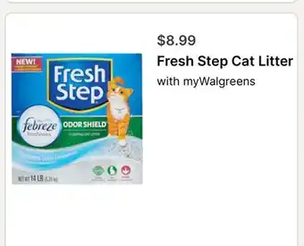 Walgreens Fresh Step Cat Litter offer