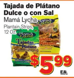 El Super Fresh Mamá Lycha Plantain Strips offer