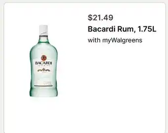 Walgreens Bacardi Rum offer