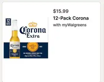 Walgreens 12-Pack Corona offer