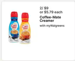 Walgreens Coffee-Mate Creamer offer