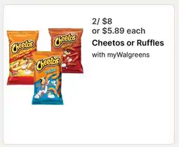 Walgreens Cheetos or Ruffles offer