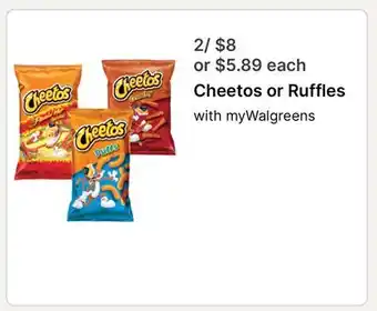 Walgreens Cheetos or Ruffles offer