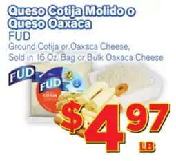 El Super Fresh FUD Ground Cotija or Oaxaca Cheese offer