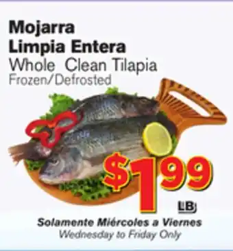 El Super Fresh Whole Clean Tilapia offer