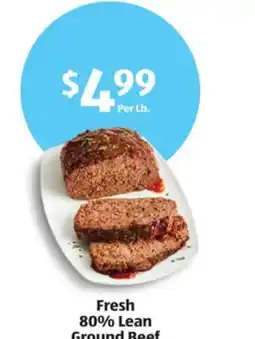 Aldi Fresh 80% Lean Ground Beef offer