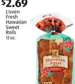 Aldi L'oven Fresh Hawaiian Sweet Rolls offer