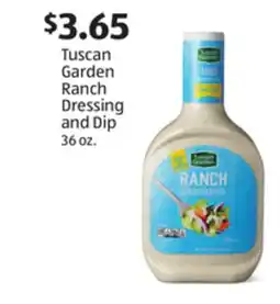 Aldi Tuscan Garden Ranch Dressing and Dip offer