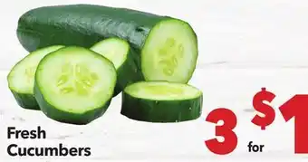 Vallarta Supermarkets Fresh Cucumbers offer