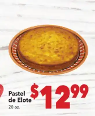 Vallarta Supermarkets Pastel de Elote offer