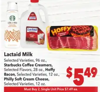 Vallarta Supermarkets Lactaid Milk offer