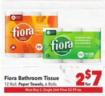 Vallarta Supermarkets Fiora Bathroom Tissue offer