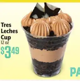 Vallarta Supermarkets Tres Leches Cup offer