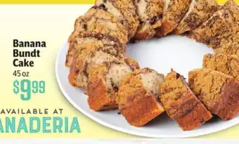 Vallarta Supermarkets Banana Bundt Cake offer