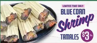 Vallarta Supermarkets Blue Corn Shrimp TAMALES offer