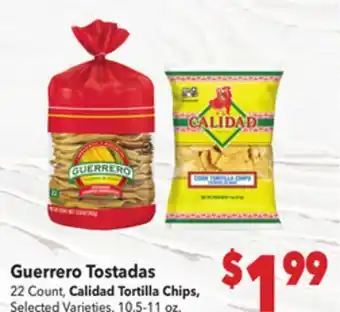 Vallarta Supermarkets Guerrero Tostadas offer