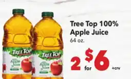 Vallarta Supermarkets Tree Top 100% Apple Juice offer