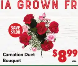 Vallarta Supermarkets Carnation Duet Bouquet offer