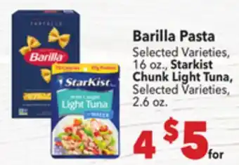 Vallarta Supermarkets Barilla Pasta offer