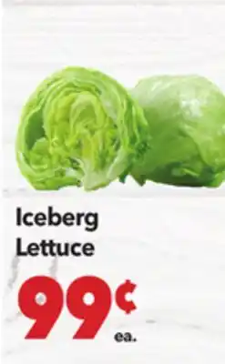 Vallarta Supermarkets Iceberg Lettuce offer