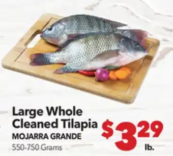 Vallarta Supermarkets Large Whole Cleaned Tilapia / MOJARRA GRANDE offer