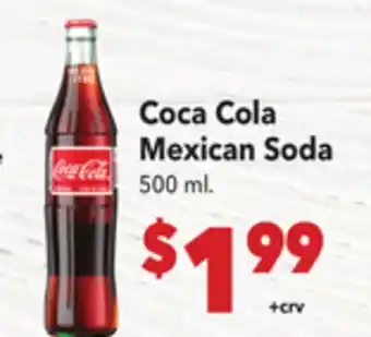 Vallarta Supermarkets Coca Cola Mexican Soda offer