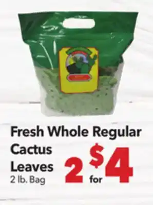 Vallarta Supermarkets Whole Regular Cactus Leaves offer