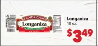 Vallarta Supermarkets Longaniza offer