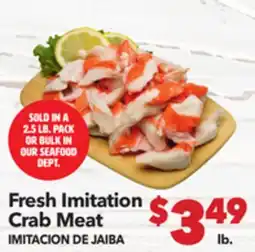 Vallarta Supermarkets Fresh Imitation Crab Meat / IMITACION DE JAIBA offer