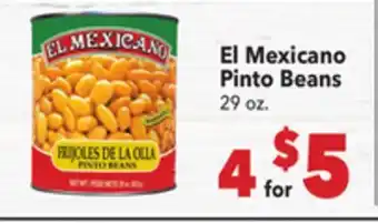 Vallarta Supermarkets El Mexicano Pinto Beans offer