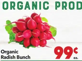 Vallarta Supermarkets Organic Radish Bunch offer