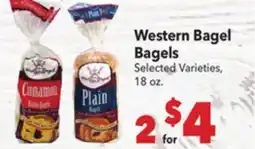 Vallarta Supermarkets Western Bagel Bagels offer