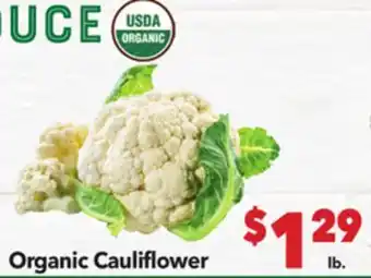 Vallarta Supermarkets Organic Cauliflower offer