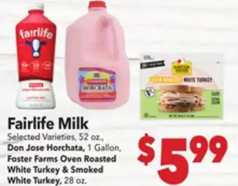 Vallarta Supermarkets Fairlife Milk offer