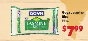 Vallarta Supermarkets Goya Jasmine Rice offer